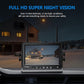 2 Magnetic Solar Wireless Backup Camera HD1080P 3 Mins DIY Installation DVR 7" IPS Monitor Rechargeable Reverse Camera System for Hitching Gooseneck Horse Trailer Fifth Wheels/Car RV Truck AP7-2
