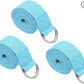 PATIKIL Yoga Strap for Stretching Cotton Yoga Belt with Adjustable Metal D-Ring Buckle Stretch Band for Fitness Pilates