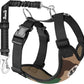 Lukovee Dog Seat Belt for Car, Adjustable Dog Car Harness for Large Medium Small Dogs, Soft Padded & Breathable Mesh Dog Seatbelt with Car Strap and Carabiner(Camouflage Double Clip,Medium)