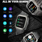 Military Smart Watches for Men (Answer/Make Calls),1.91'' Fitness Smart Watch for Android and iPhone,IP68 Waterproof Fitness Tracker with Step Counter/Sleep Monitor/110+ Sport Modes,Smartwatch for Men