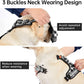IVY&LANE No Pull Dog Harness with Leash Set, Reflective No Choke Pet Vest,Adjustable Oxford Dog Vest Harness with Easy Control Handle for Medium Lagre Dogs (Checkered Black,M)