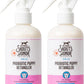Skout's Honor Pet Detangler Spray - Hydrating & Conditioning with Avocado Oil & Probiotics, 97% Natural, Paraben & Sulfate-Free, softens for a More brushable Coat, Daily Use, 8oz, Happy Puppy, 2-Pack