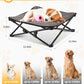 KingCamp Elevated Dog Bed for Small Dogs, Outdoor Raised Cooling Pet Cot Bed with Washable Breathable Mesh & No-Slip Feet Perfect for Camping, Backyard, Indoor Use (S, Black)