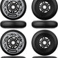 8-Pack Inline Skate Replacement Wheels 85A Outdoor Asphalt Formula Roller Blades Wheels Indoor Roller Blades Wheels with Bearings ABEC-9 & Floating Spacers