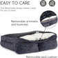 Hollypet Fluffy Plush Pet Sofa Soft Calming Pet Sofa Beds for Medium and Large Dogs, L, Gray