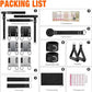 Pilates Bar Kit with Resistance Bands,Pilates Bar with Stackable Bands Workout Equipment for Legs,Hip,Waist and Arm,Exercise Fitness Equipment for Women & Men Home Gym Yoga Pilates