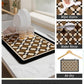 AMOAMI Coffee Mat Hide Stain Rubber Backed Absorbent Dish Drying Mat for Kitchen Counter - Fits Under Coffee Maker or Machine - 16X24
