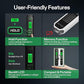 VIVOSUN Digital pH and TDS Meter Kits, 0.01pH High Accuracy Pen Type pH Meter ± 2% Readout Accuracy 3-in-1 TDS EC Temperature Meter for Hydroponics, Pool and Aquarium, Black White, UL Certified