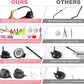 22Pcs 5-in-1 Cat Toys Interactive Cat Toy for Indoor Cats with Sticky Super Suction Cup Detachable Replacements Feathers Balls Mice Spring 3 Wand Hanging Door Kitten Toys