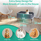 XL Cat Litter Box,24" Stainless Steel Litter Box,Large Big Cats,Extra Large Kitty 17" High Wall Sides Enclosure,Non-Sticky Easy Cleaning,Include Litter Scoop