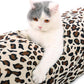 PAWZ Road XL Collapsible Cat Tunnel for Fat Cats & Rabbits - 51"x12" Extra Wide Pet Play Tunnel with 12-Inch Diameter for Large Cats, Small Dogs