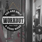 Gym Sign Decor, Home Gym Sign, Workout Room Fitness Room Decor Gym Sign Decoration, Gym Gift for Trainer Exercise Lover, Your Are Only One Workout