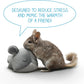 Paw Inspired Chinchilla Cuddler for Chinchillas, Guinea Pigs, Hamsters, Rats, Ferrets, Hedgehogs, Sugar Gliders, Small Animals | 9-Inch Chinchilla Plush Accessory Toy (Gray)