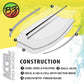 BZ Bodyboards - Accel Pro Board - Crescent Tail, Slick Bulbs, Contoured Deck Cutting Edge, High Performance - Advanced Riders