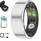 Smart Ring for Men Women with Black Charging Box, Bluetooth, Health Ring , IP68 Waterproof, Fitness Ring Tracks Heart Rate/Sleep/Steps/Sports Activities/Blood Oxygen,non-subscription app (Silver, 7)