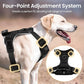 Light Up Dog Harness,Reflective Pet Harness Rechargeable,Led Dog Vest Harness for Night Walking,Adjustable Dog Safety Vest for Small Medium Large Dogs-No Pull,Black,L