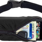 SPIbelt Running Belt for Women Men, Phone Holder for Running, Running Fanny Pack, Holder for Phone, Running Waist Pack, Adjustable Waist, [Fits All Phones]. No Logo Band, Black with Black Zipper