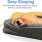 Washable Orthopedic Large Dog Bed - Removable Orthopedic Foam Dogs Beds with Bolsters Waterproof Large Dog Bed and Non-Slip Bottom Extra Large Dogs Beds Sofa