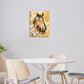 Horse Wall Art Canvas Rustic Horse Wall Decor Prints Framed Painting Farmhouse Flower Pictures Gifts Artwork for Bathroom Living Dining 16"x20"