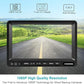 FOOKOO Ⅱ HD Backup Camera System Kit,7" 1080P Reversing Monitor+IP69 Waterproof Rear View Camera,Sharp CCD Chip, 100% Not Wash Up,Truck/Semi-Trailer/Box Truck/RV (FHD1-Wired)
