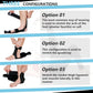 Foot and Calf Fascia Stretcher for Plantar Fasciitis, Physiotherapy Stretching Strap, Yoga Stretch Strap Improves Strength and Relief to Heel Spurs, Calf, Thigh and Hip (Black)