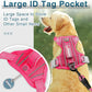 BARKBAY Dog Harness No Pull with ID Tag Pocket - Heavy Duty, Reflective, Easy Control for Large Dogs(Pink,XL)