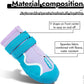 Dog Shoes, Waterproof Dog Boots & Paw Protectors with Anti-Slip Sole, 4pcs/Set Pet Dog Booties, Reflective Dog Shoes for Small Medium Large, Winter Snowy Summer Hot Pavement (Blue, 5# (M))