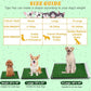 MEEXPAWS XL Dog Grass Pad With Tray - Artificial Potty for Balcony, New Generation Instant-Penetration, Litter Box With Hemmed Edge, Disposable Pee Pad