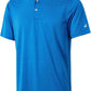 Mens Golf Shirt Moisture Wicking Dry Fit Performance Sport Short Sleeve Striped Golf Polo Shirts for Men