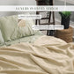 Salt Earth GOTS Certified 100% Organic Cotton Throw Blanket, 90" X 90" Waffle Blankets & Throws for Bed, Throw Blanket for Couch, Modern and Cozy Blanket, All Season, Comfy & Soft Blanket (Parchment)