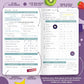 Clever Fox Wellness Planner - Weekly & Daily Health and Wellness Log, Food Journal & Meal Planner Diary for Calorie Counting, Notebook for Medical Condition Tracking – Pocket size (Purple)