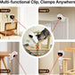 Potaroma Smart Sensor Cat Laser Toys Interactive, Motion Activated Truly Random Trjajectory, Clamp Design, Automatic Chargeable Kitten Toy Indoor Exercise, Cream White