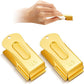 2 Pieces Brass Pet Training Clicker Signaling Cricket Clicker Metal Dog Clicker for Puppy Cats Trainer Pet Owners (Gold)