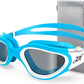 ZIONOR G1 Polarized Swimming Goggles for Unisex Adult Women Anti Fog 100% Anti UV Diving Goggles