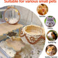 4-Pack Wooden Rat Cage Accessories - Platforms, Ladders & Hammocks Set for Chinchillas, Hamsters, Gerbils (for Iron/Wooden, Acrylic Hamster Cages + Customizable Layout) (9.1x5.6x4.3)