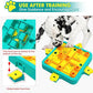 Dog Puzzle Toy Mental Stimulation - Level 3 in 1 Dogs Food Feeder Puzzle, Dog Treat Puzzle Feeder (Advanced-Blue Board)