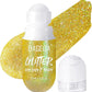 DAGEDA Body Glitter Gel, Roll-on Face Glitter for Mermaid Makeup Festival Rave Accessories, Holographic Hair Glitter Gel,Body Shimmer Halloween Makeup for Rave Party(Laser Gold)