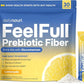 Nouri Daily FeelFull Prebiotic Fiber Drink Mix | Supports Natural Fullness, Appetite & Cravings Control, Gut & Metabolic Health | Oligofructose, Glucomannan & Chromium | 30 Stick Packs