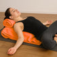 Yogikuti Iyengar Cotton Yoga Blanket Set of One – Thick Handwoven Yoga Blankets for Restorative Yoga, Meditation & Pranayama – Premium Cotton Yoga Blanket for Support & Comfort in Pranayama (Orange)