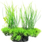 CNZ Aquarium Decor Fish Tank Decoration Ornament Artificial Plastic Plant Green (8.3-inch Green)
