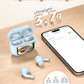 Wireless Earbuds, Bluetooth Earbuds 5.4 Headphones LED Touch Screen with 5 EQ Modes, 48H Headphones Wireless Noise with ANC Noise Cancelling, Deep Bass Stereo for Laptop, Android/iOS, Pad