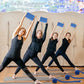 Outus 20 Pack Yoga Blocks and Straps Non-Slip EVA Foam Blocks with Metal D Ring Straps for Gym Exercise and Workout