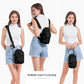 Water Bottle Holder with Strap 32 40oz Crossbody Insulated Water Bottle Carrier Sling Bag with Adjustable Wide Strap and Phone Purse 5 Pockets for Walking Hiking Gym Travel