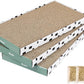PAWSFANS Cat Scratcher Cardboard Scratch Pad with Box Durable Corrugate Scratching Board Kitty Sofa Lounge Bed Reversible Catnip Included for Indoor Cats,Large (Box, 3pcs)