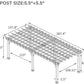 MUPATER 12x24 FT Wooden Pergola, All Cedar Wood Pergola Kit with Stakes, Quality Supported Structure, All-Season Durability, Snow and Wind Supported, Outdoor Shade for Backyard, Deck, Lawn, Patio
