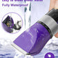 oneisall Cat Grooming Clippers for Matted Long Hair, 5-Speed Cat Grooming Kit Cordless Low Noise Pet Hair Clipper Trimmer Shaver for Dogs Cats Animals (Purple)