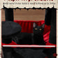 Gothic Cat Tree with Super Large Hammock, 45.7" Black Cat Tower with Coffin Bed, Cat Condo, Sisal Scratching Posts & Top Perch, Multi-Level Goth Cat Tree, Halloween, Black