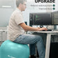 Trideer Yoga Ball – Anti-Burst Exercise Ball for Pregnancy, Office, Birthing, Stretching & Core Workout – Home Gym & Therapy