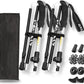 Trekking Poles Lightweight Collapsible Hiking Poles Folding Aluminum Walking Sticks 2 Pack Walking Sticks for Hiking