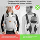New Upgrade Ergonomic Baby Carrier Newborn Toddler Wrap Carrier,Hands Free Baby Sitting Sling,Breathable,Perfect for Infants/Chest Sling for Babies Shower Gift (Light Grey, Upgrade-with Belt)